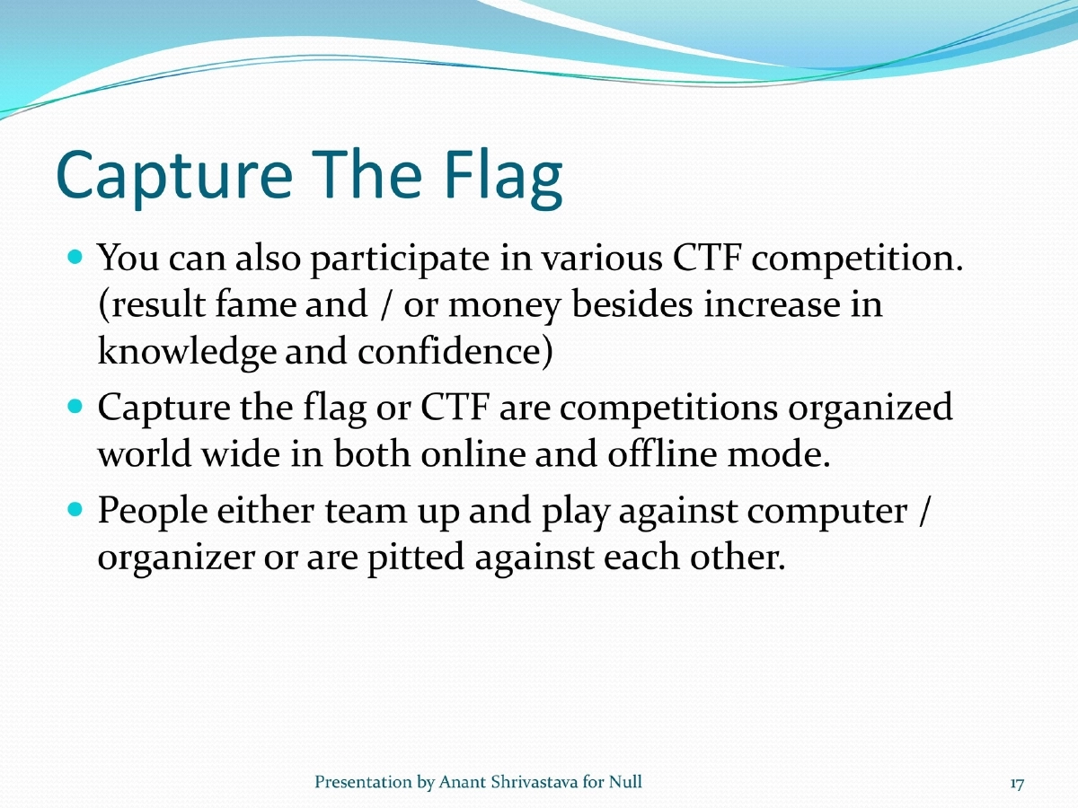 Slide 17 of Pentest Lab Setup