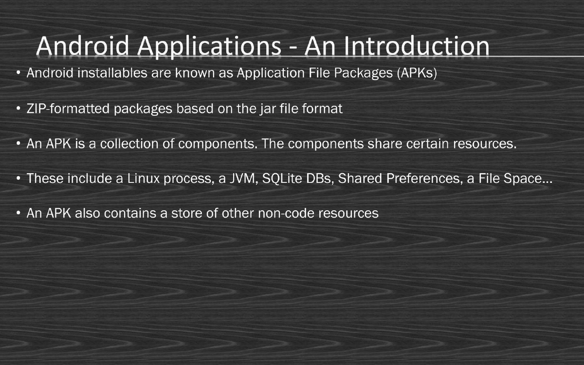 Slide 12 of Android Village