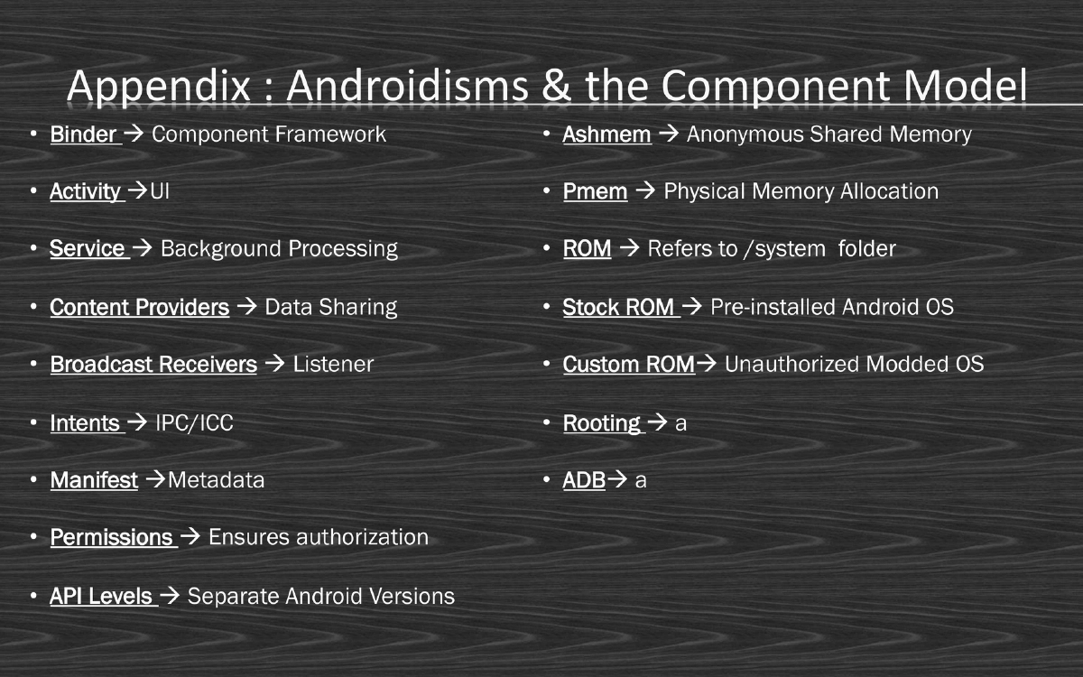 Slide 40 of Android Village