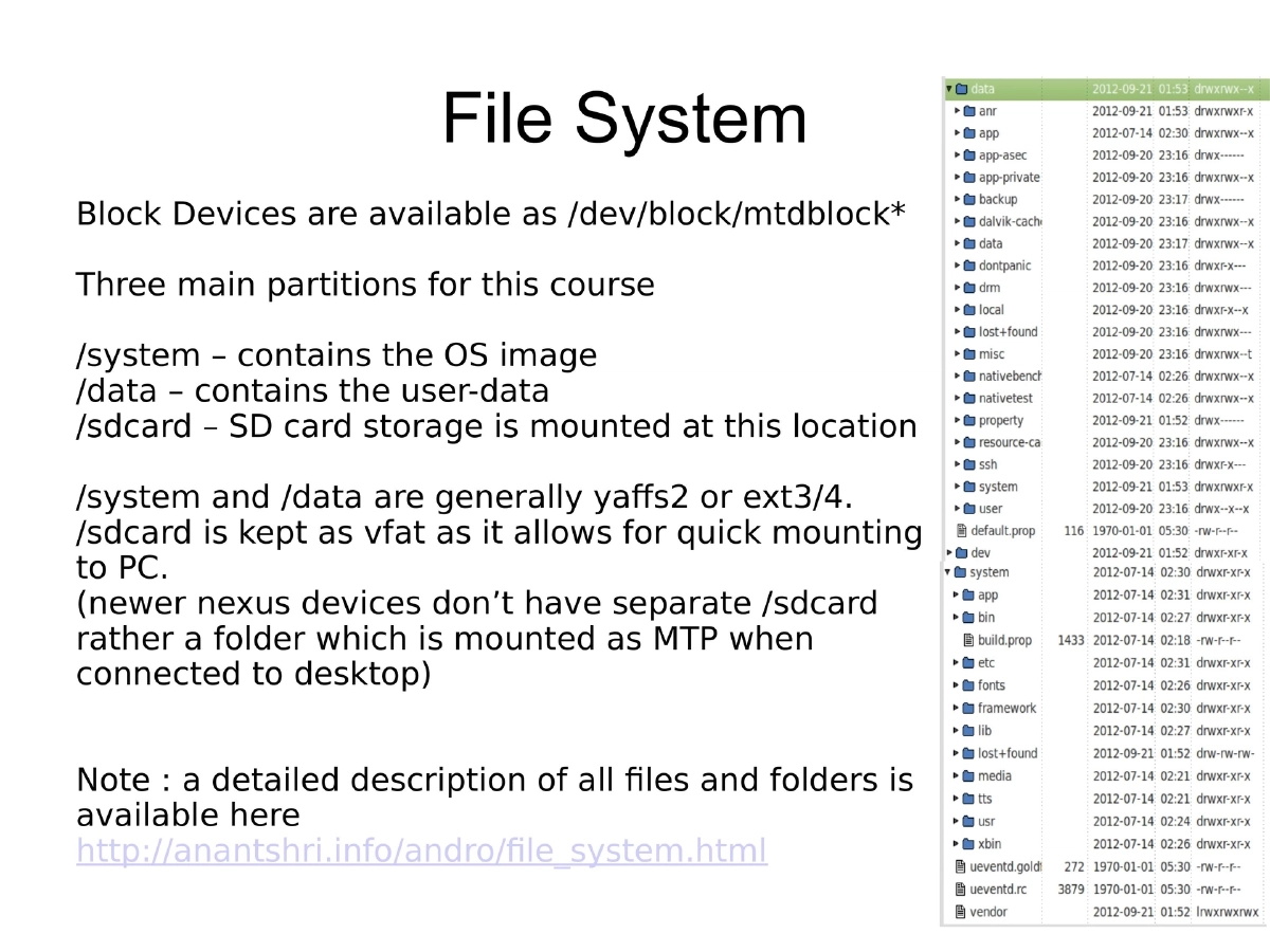 Slide 9 of Deep Dive Android Cocon