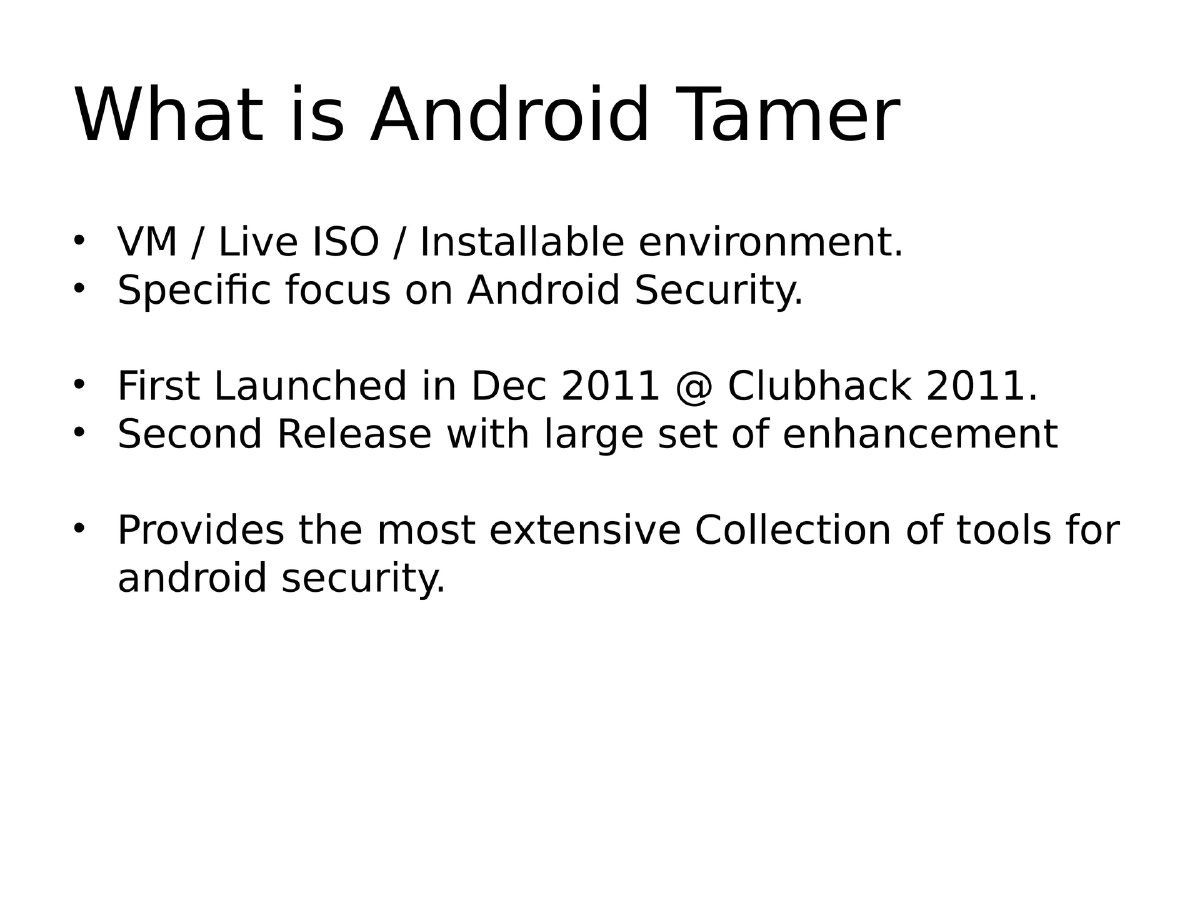 Slide 20 of Deep Dive Android Cocon