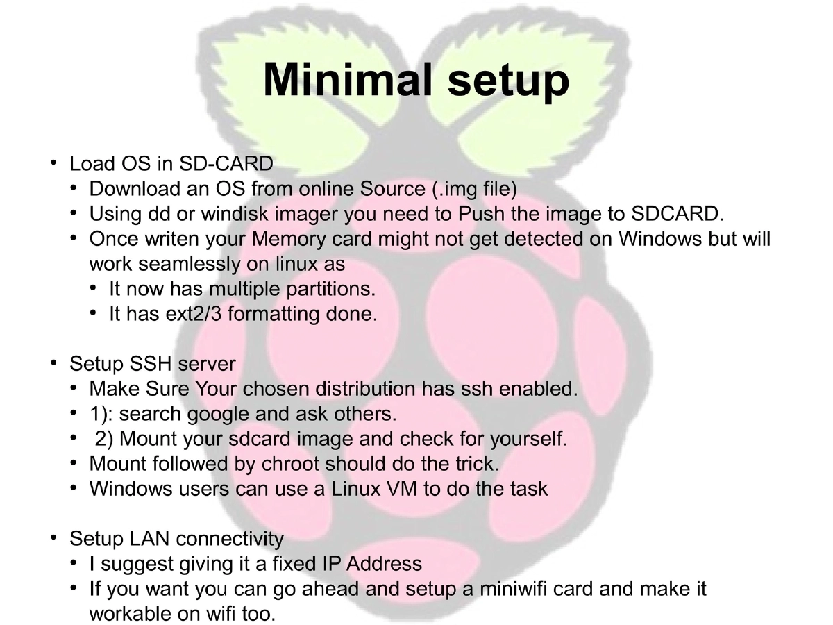 Slide 12 of Raspberry Pi
