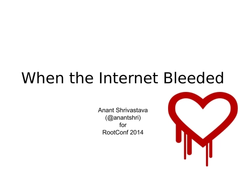 Rootconf Heartbleed