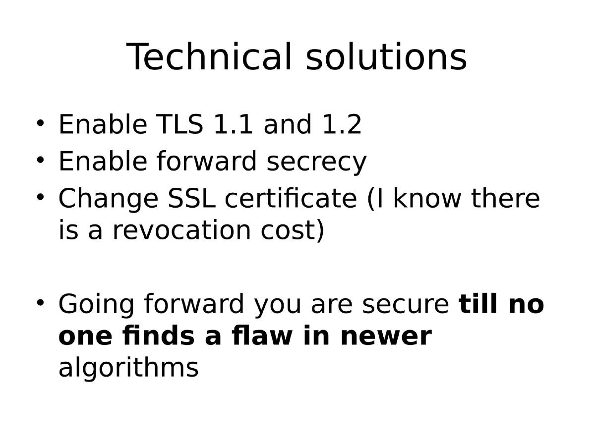 Slide 18 of Rootconf Heartbleed