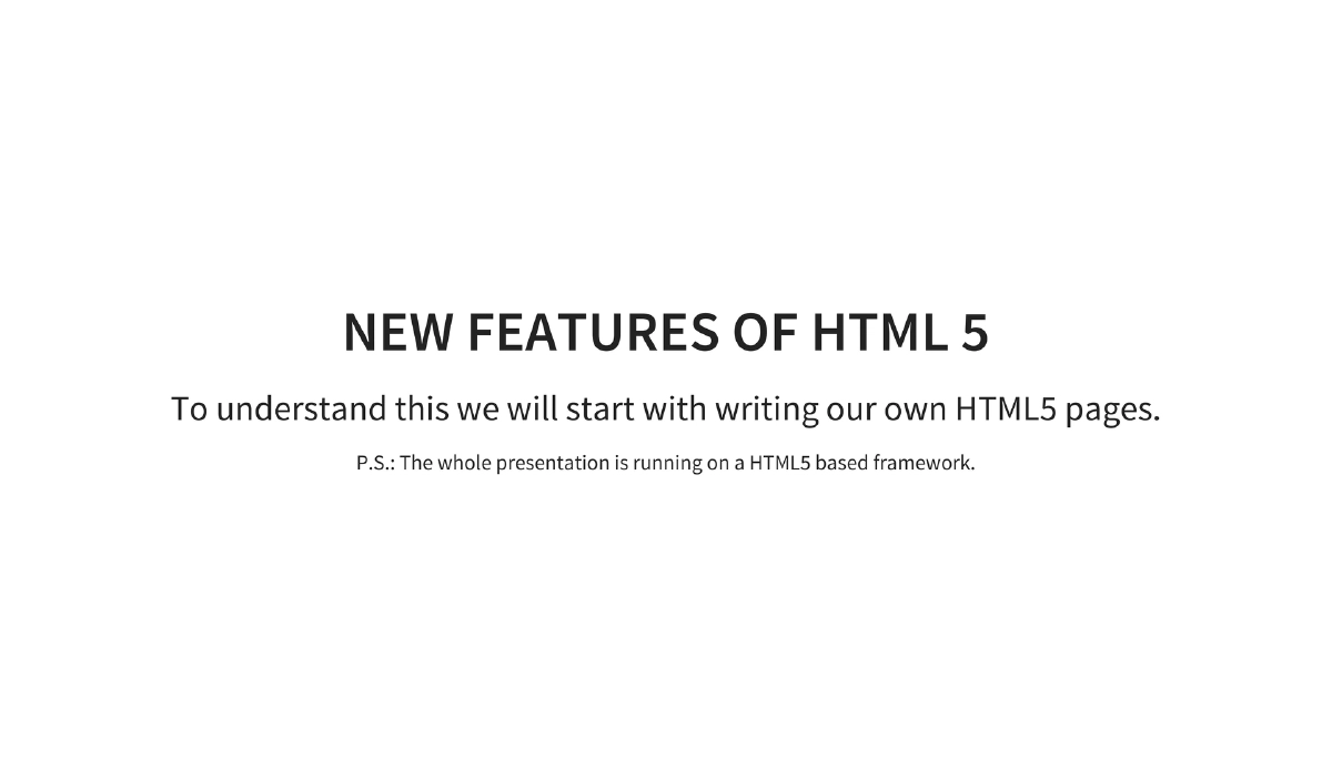 Slide 8 of Html5