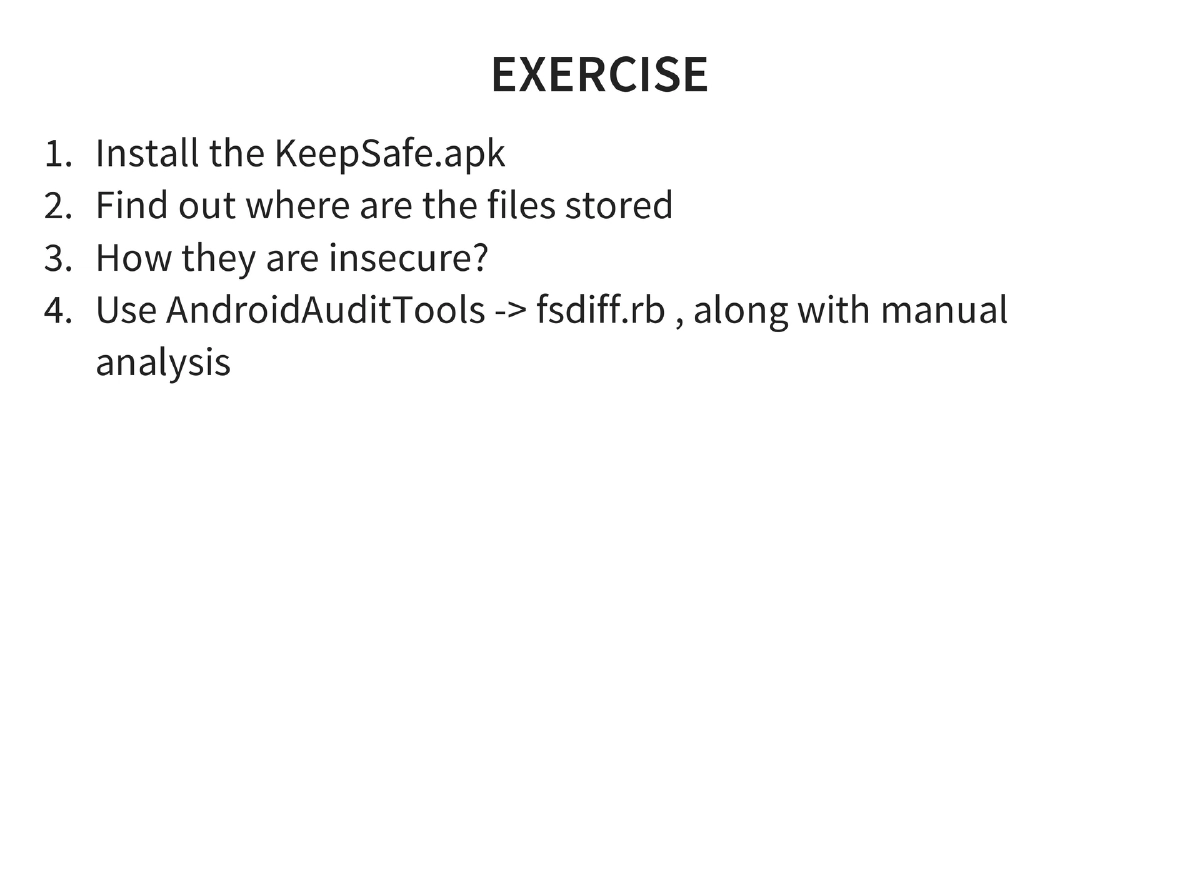 Slide 83 of Nullcon Android