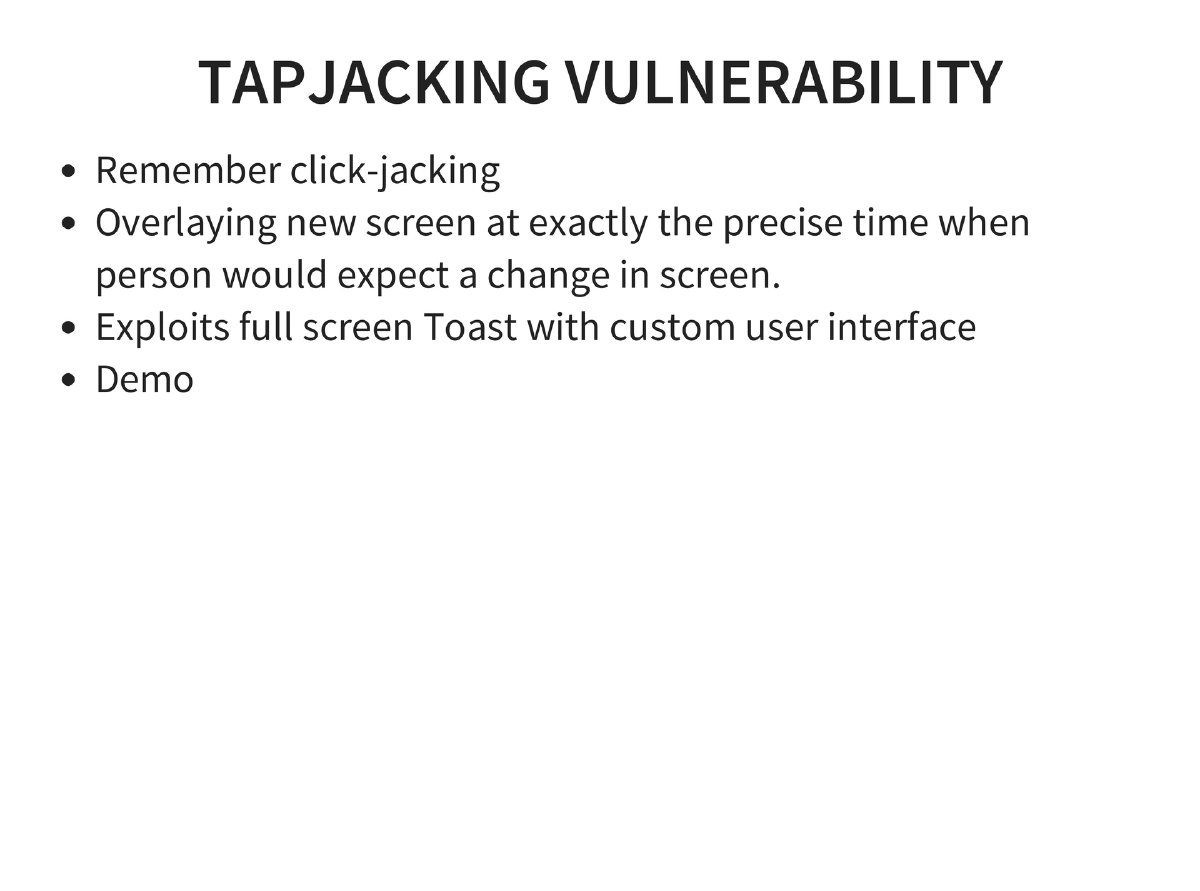 Slide 90 of Nullcon Android