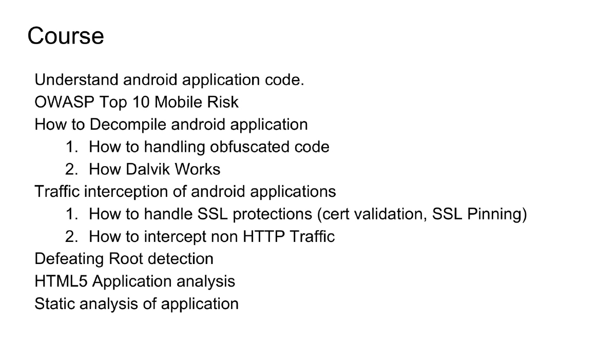 Slide 10 of Nullcon Extreme Android