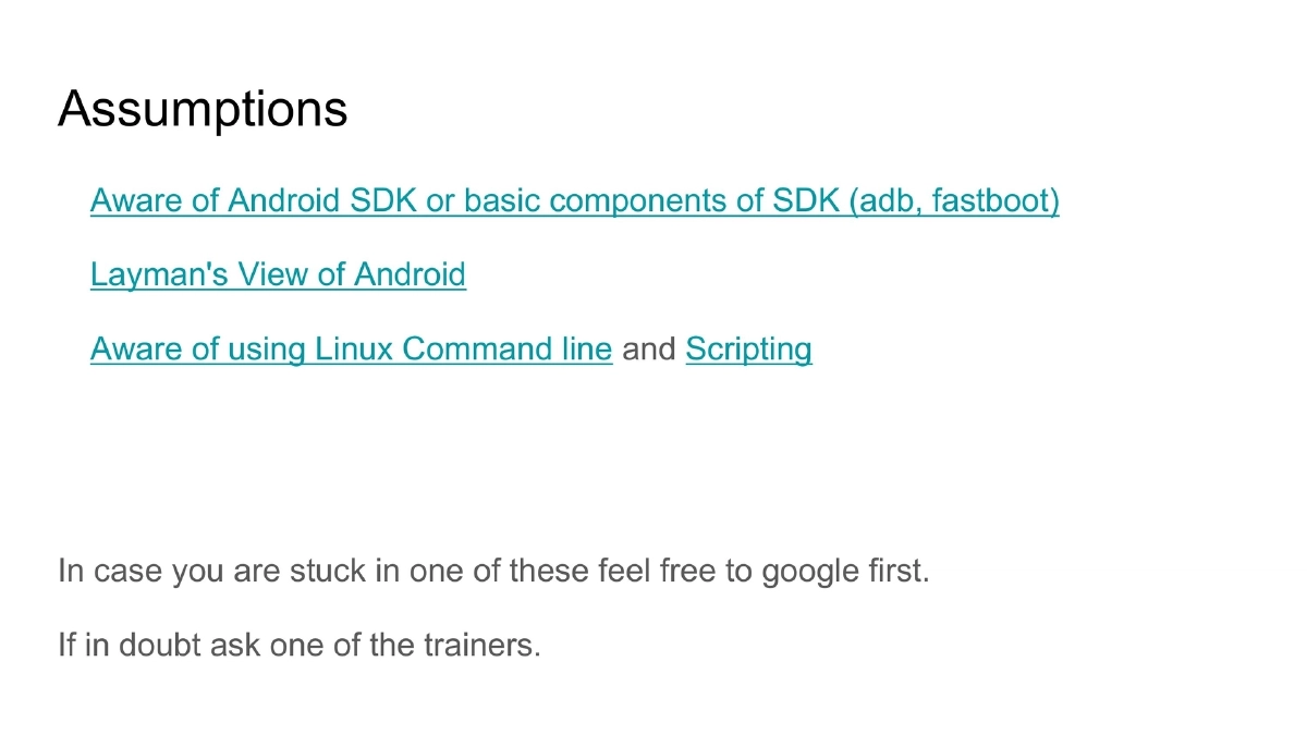 Slide 11 of Nullcon Extreme Android