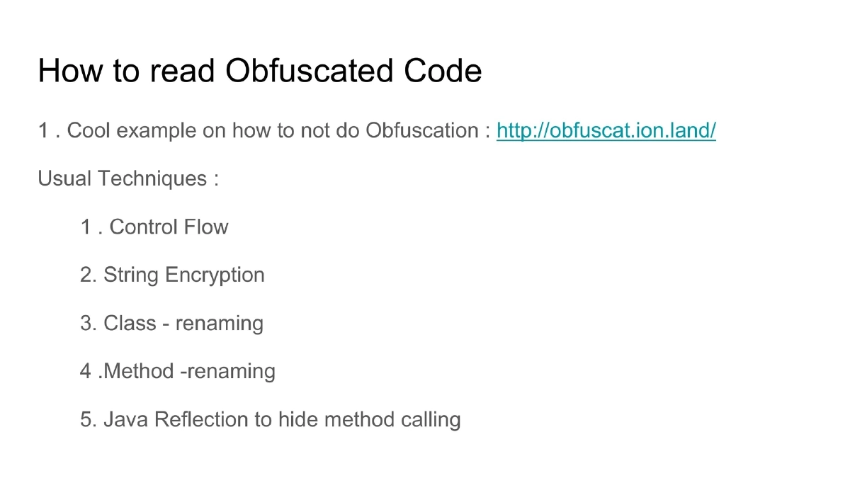 Slide 22 of Nullcon Extreme Android