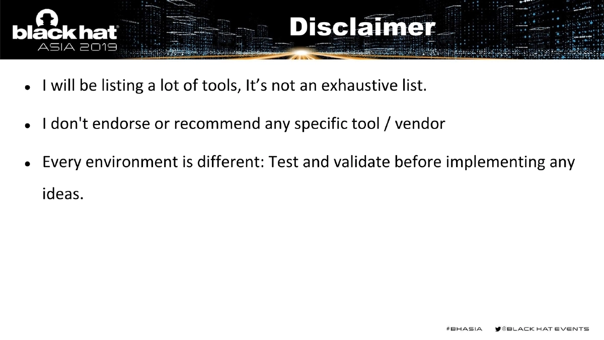 Slide 4 of BlackHat Asia DevSecOps