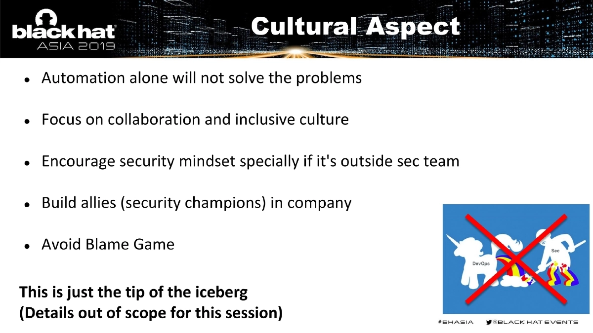 Slide 16 of BlackHat Asia DevSecOps
