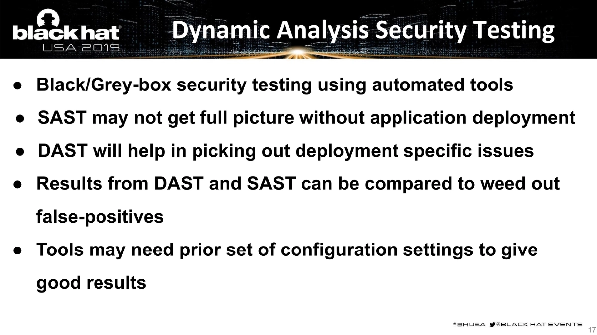 Slide 17 of BlackHat USA DevSecOps