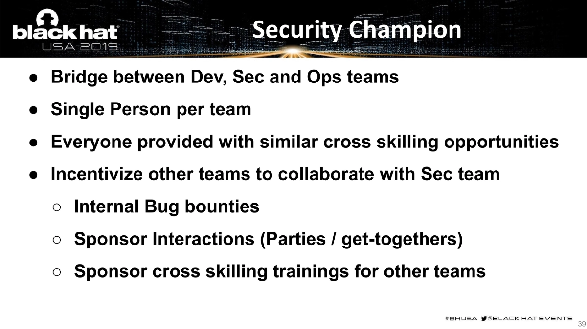 Slide 39 of BlackHat USA DevSecOps
