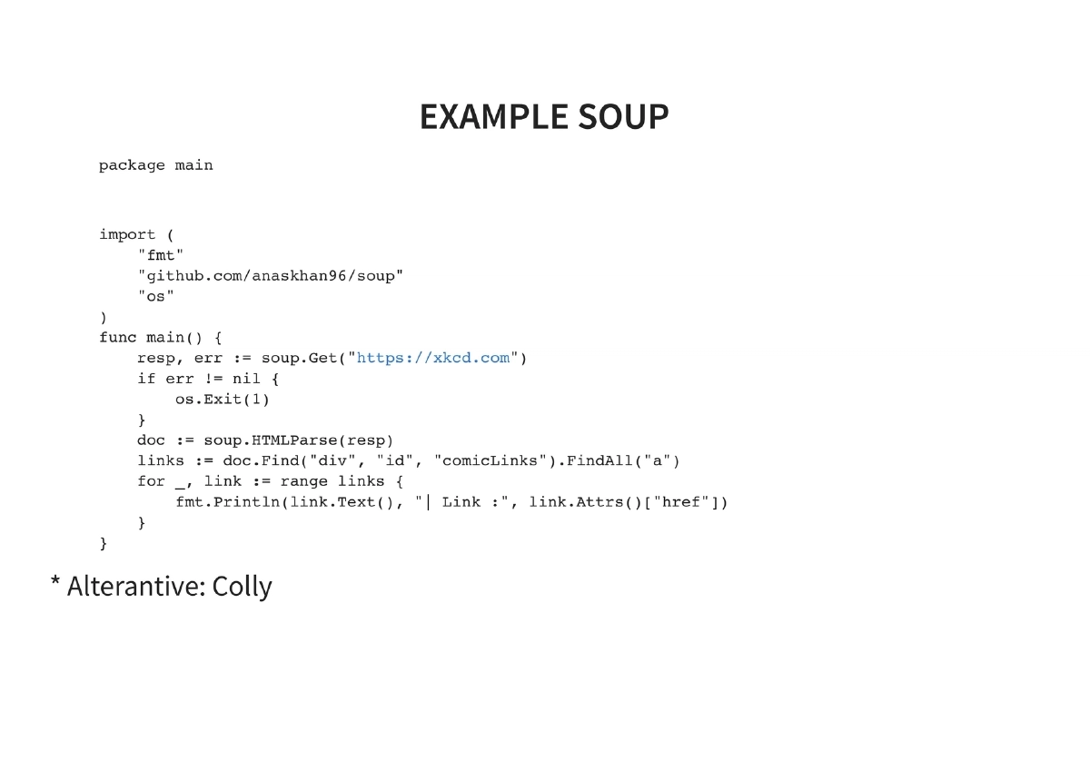 Slide 22 of Golang For Pentesters