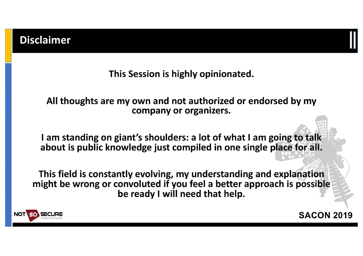 Slide 4 of Sacon Cloud Pentesting