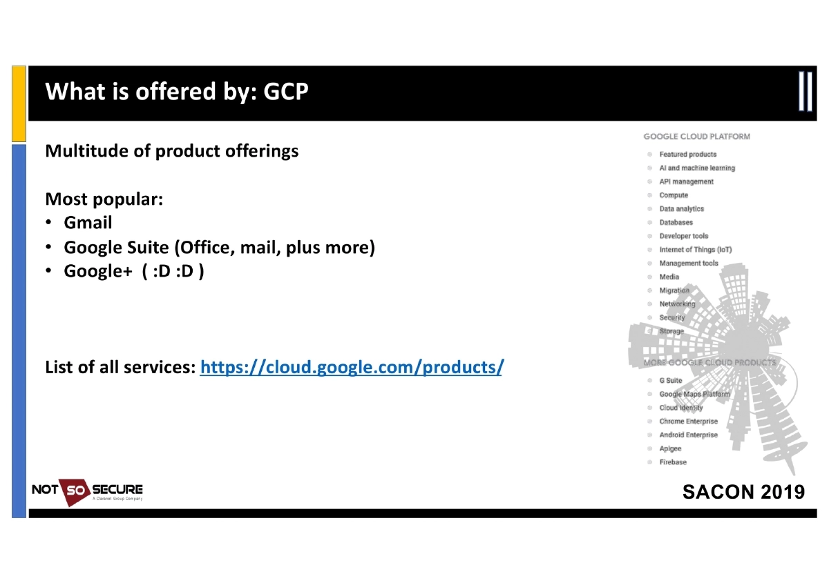 Slide 10 of Sacon Cloud Pentesting