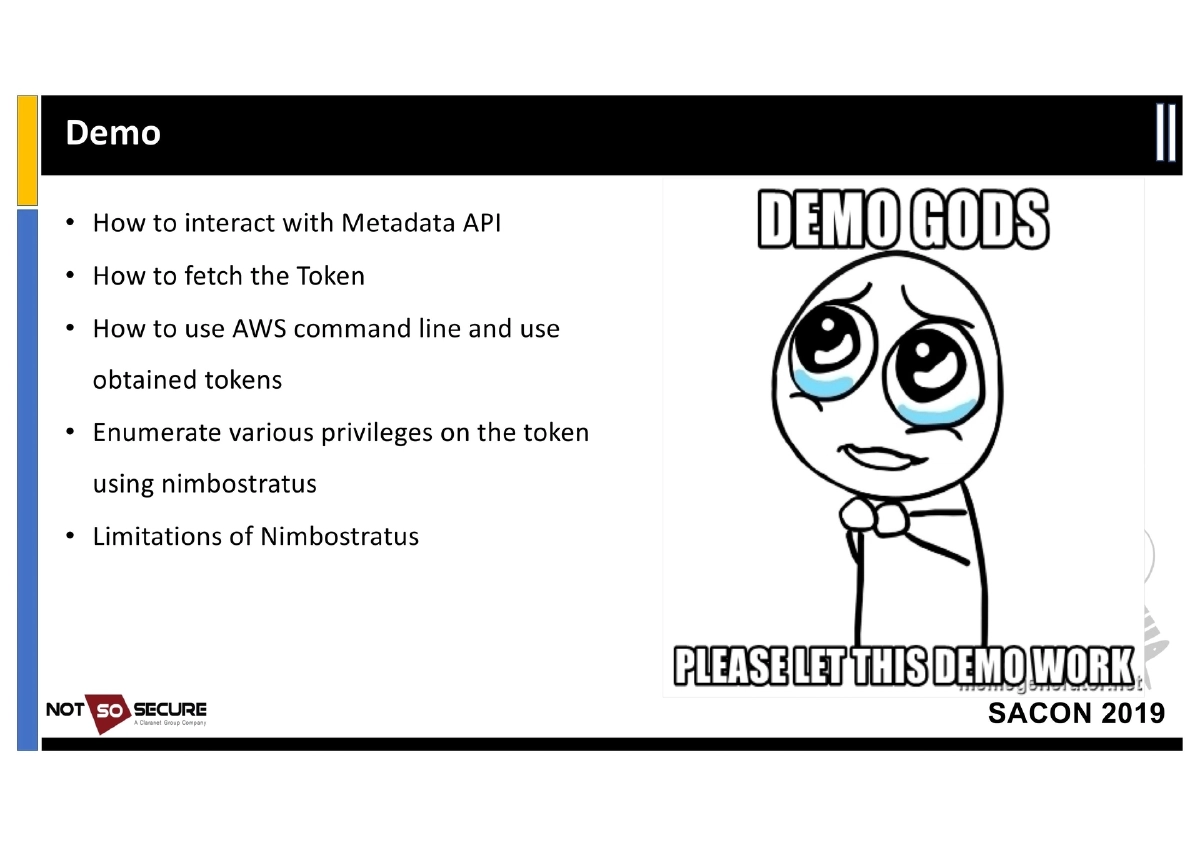 Slide 27 of Sacon Cloud Pentesting