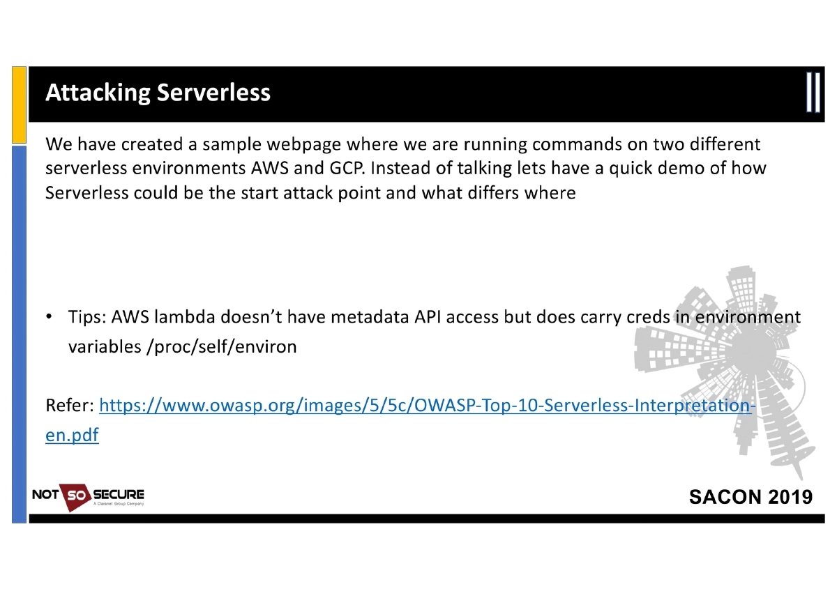 Slide 35 of Sacon Cloud Pentesting