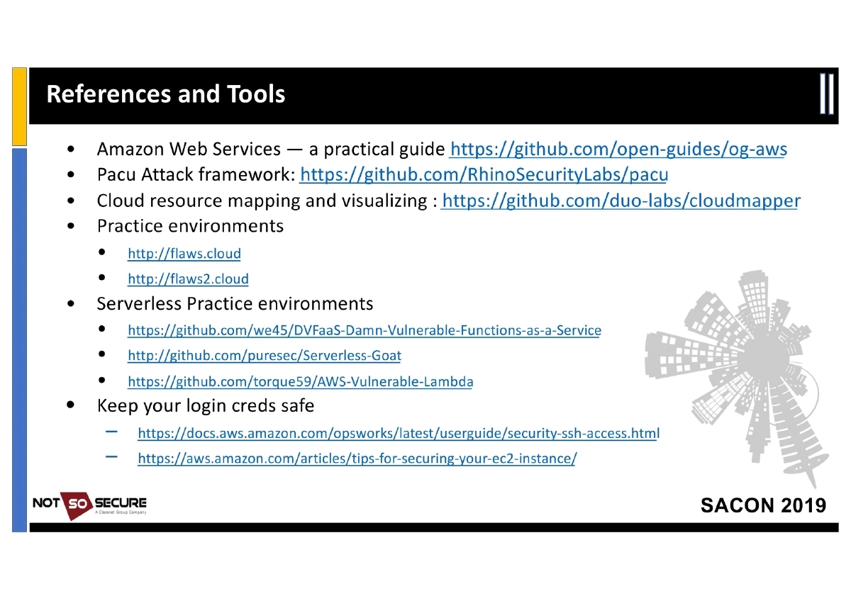 Slide 40 of Sacon Cloud Pentesting