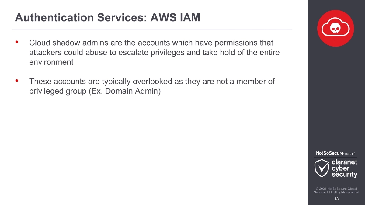 Slide 18 of BlackHat Webcast
