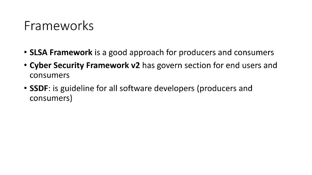 Slide 33 of Bsides London Beyond The Code Supply Chain