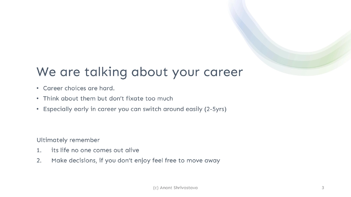 Slide 3 of Career In Infosec