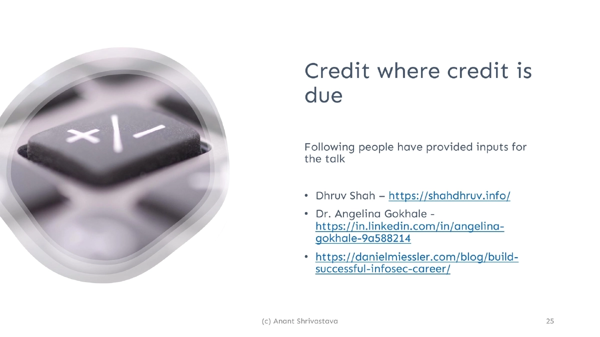 Slide 25 of Career In Infosec