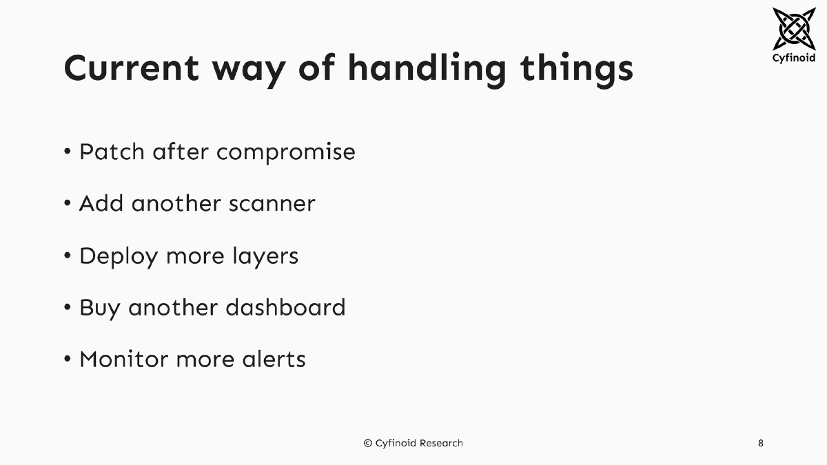 Slide 8 of Reducing Attack Surface Security Days Japan