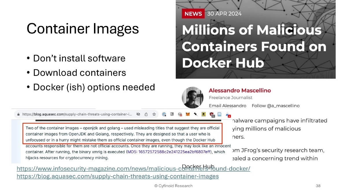 Slide 38 of Supply Chain BlackHat USA