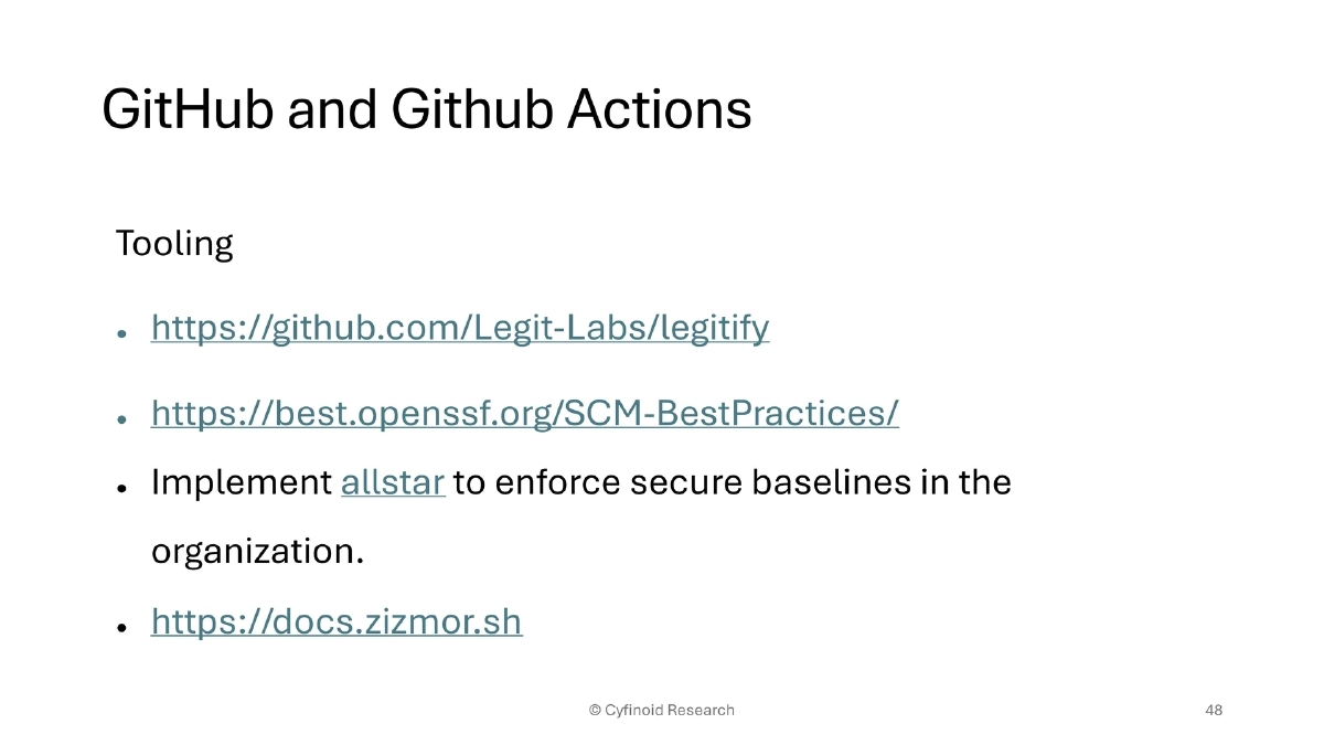 Slide 47 of Supply Chain BlackHat USA