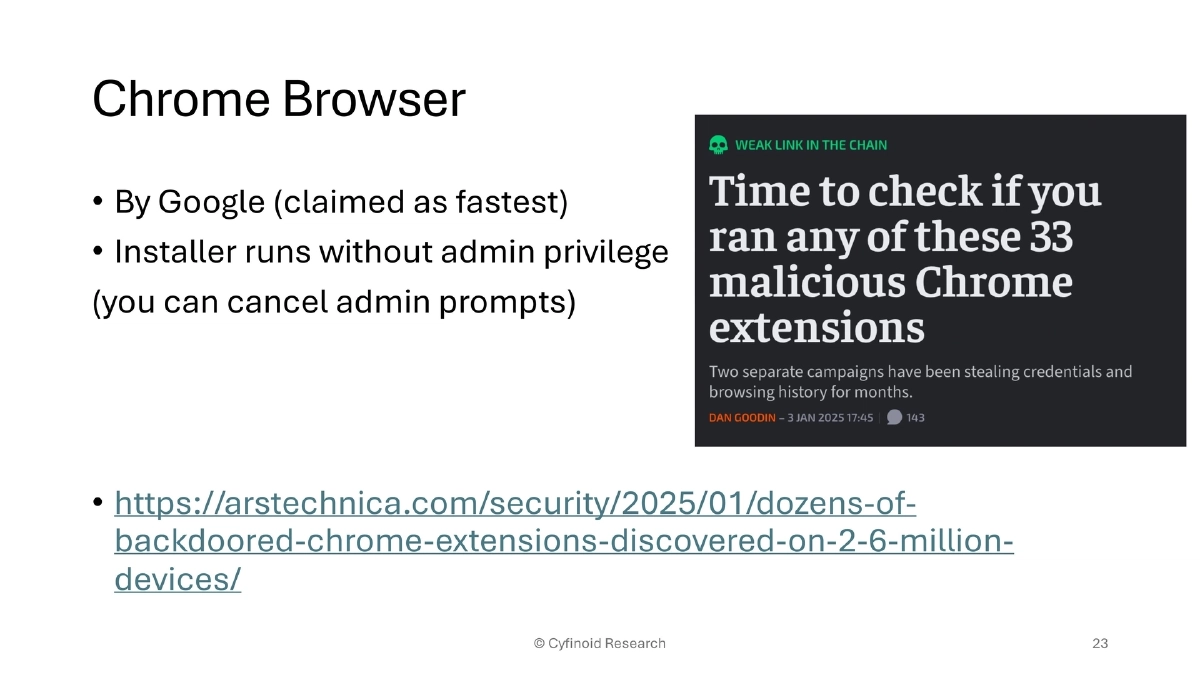 Slide 23 of Supply Chain Owasp London