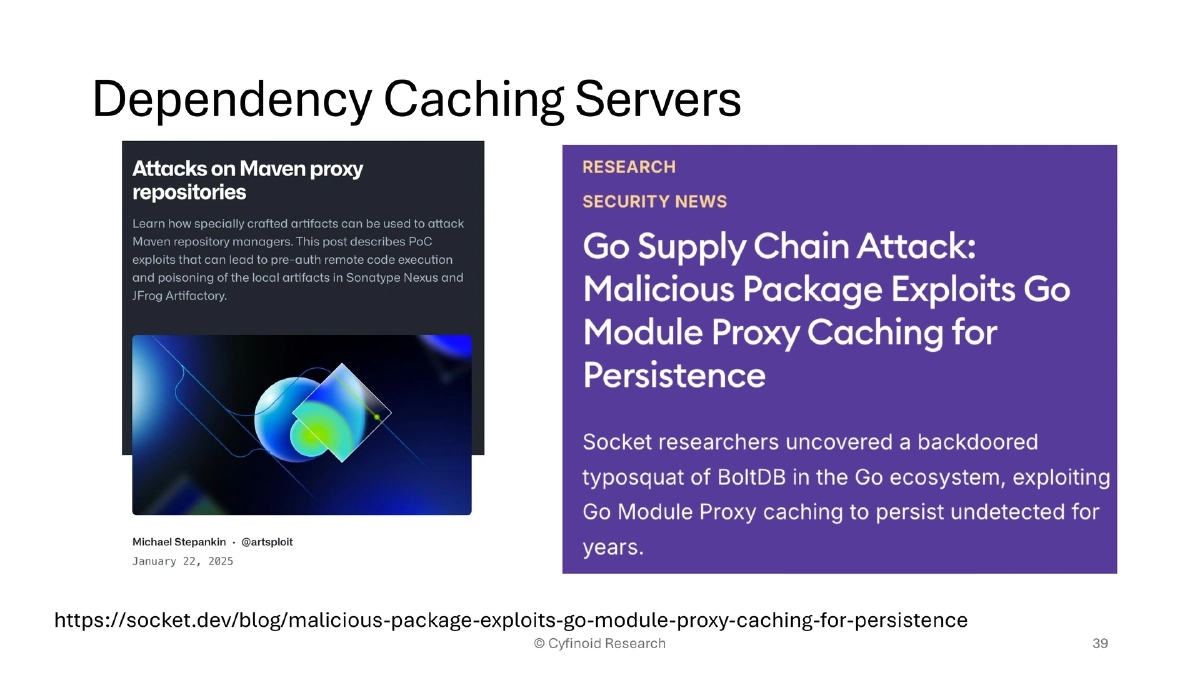 Slide 39 of Supply Chain Owasp London