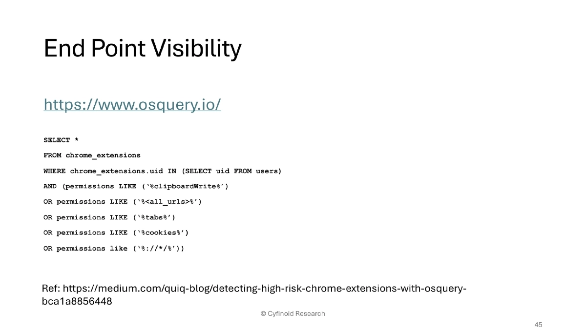 Slide 45 of Supply Chain Owasp London