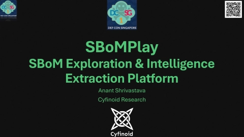 SBOM Play - DEF CON Singapore 2026 Demo Labs