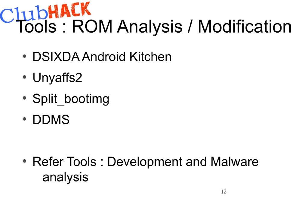Slide 12 of Android Tamer