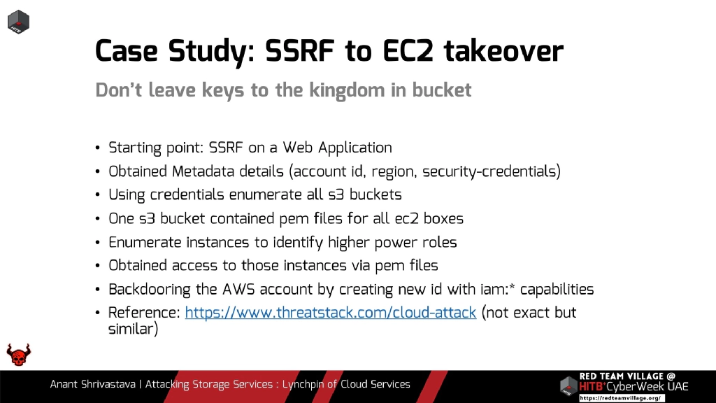 Slide 33 of Attacking Storage Services : The Lynchpin of Cloud Services