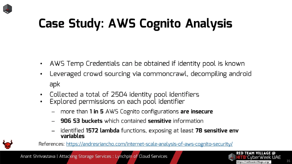Slide 35 of Attacking Storage Services : The Lynchpin of Cloud Services