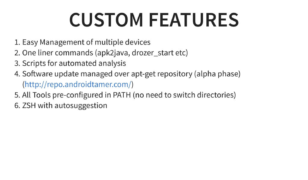 Slide 8 of Arsenal : AndroidTamer