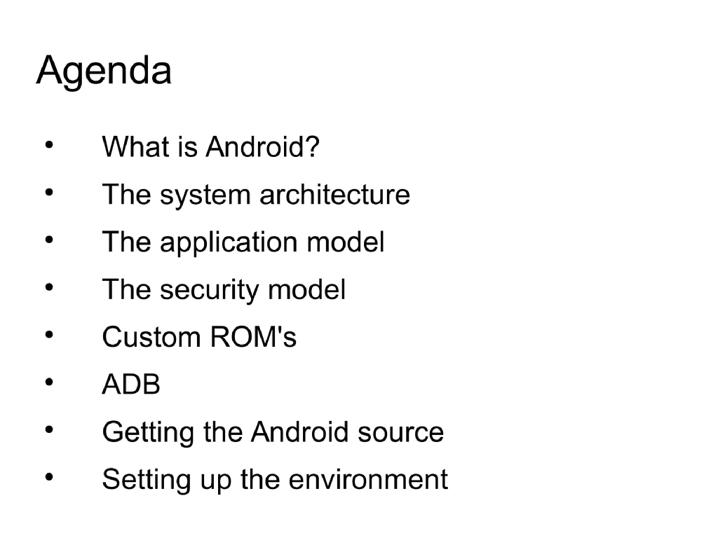 Slide 5 of Deep Dive Android