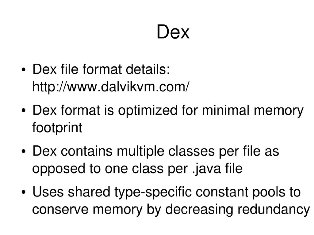 Slide 31 of Deep Dive Android