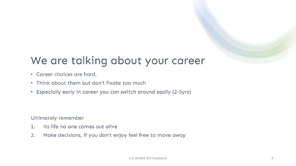 Slide 3 of Career in Information Security