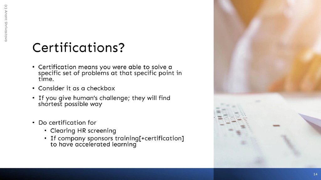 Slide 14 of Career in Information Security