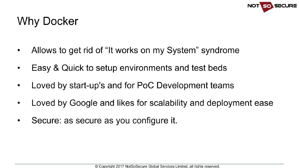 Slide 4 of Down by the Docker