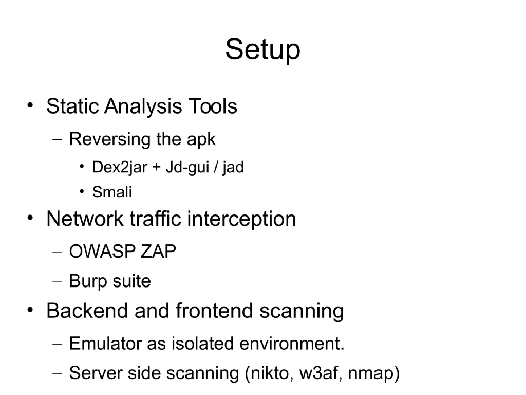 Slide 65 of Android Security Workshop