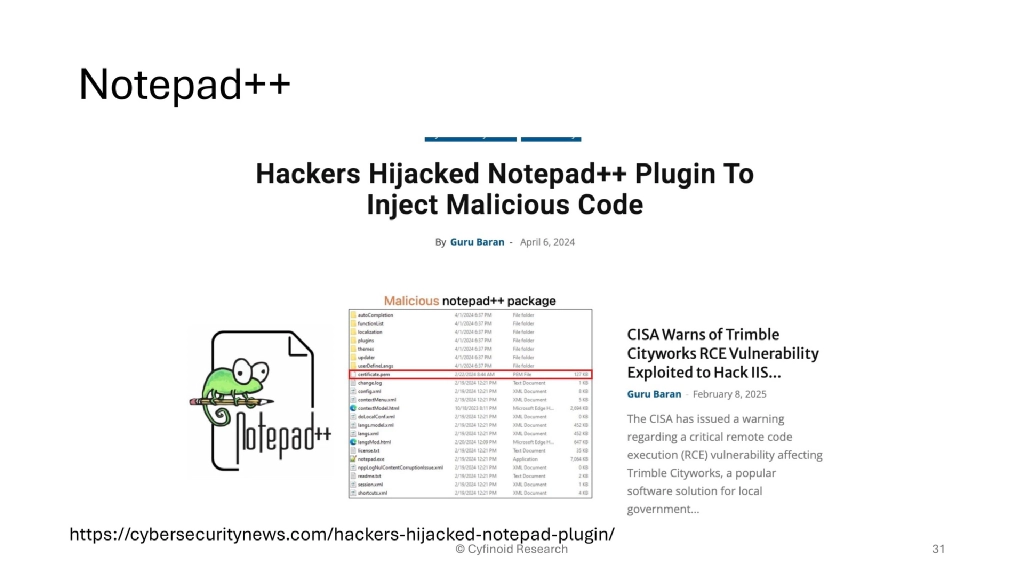 Slide 31 of You secured your code dependencies, is that enough?