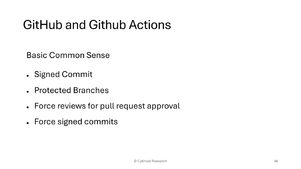 Slide 46 of You secured your code dependencies, is that enough?